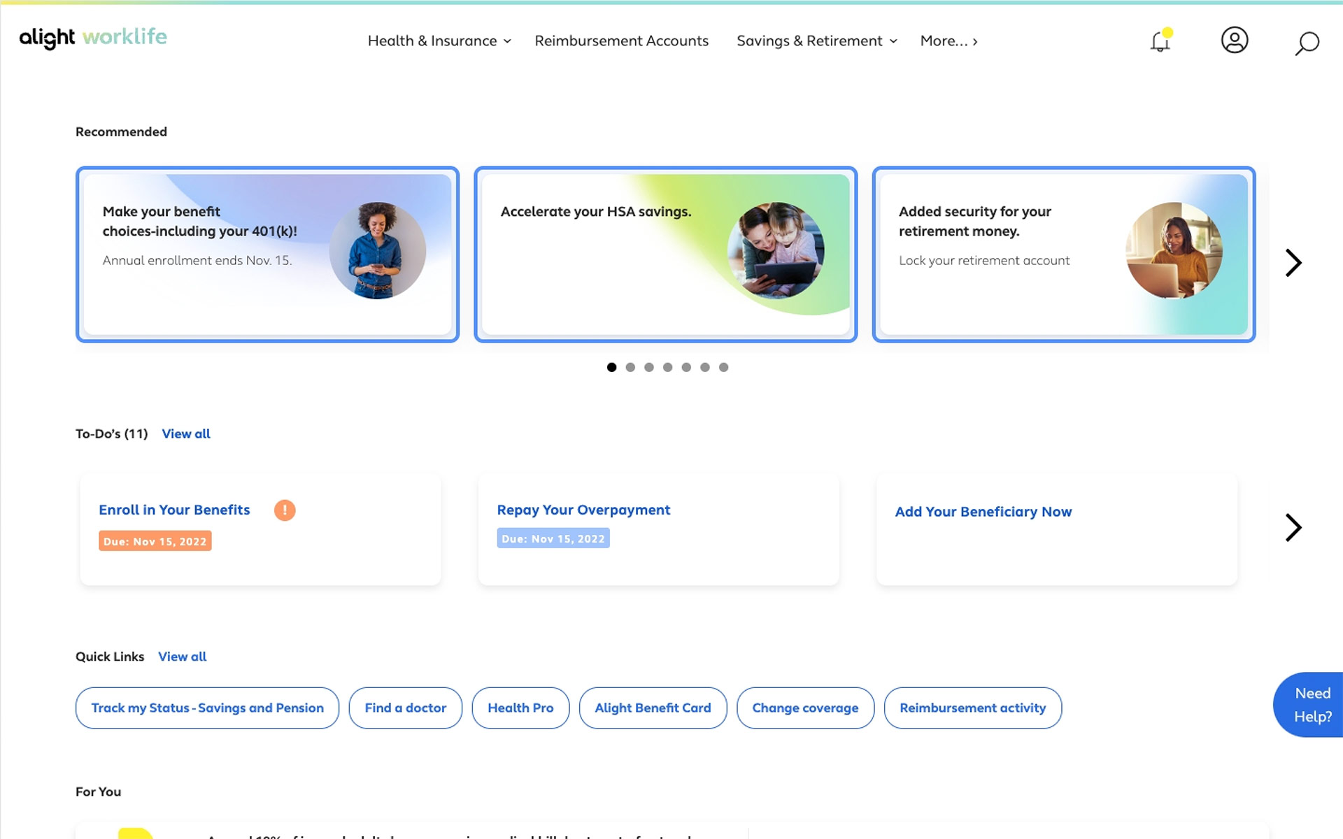 Alight Worklife Employee Experience Platform