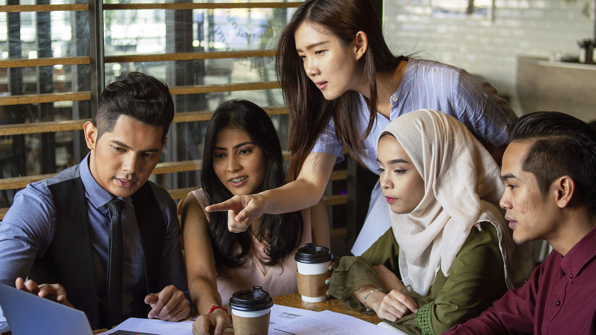 diverse group of people in the workplace