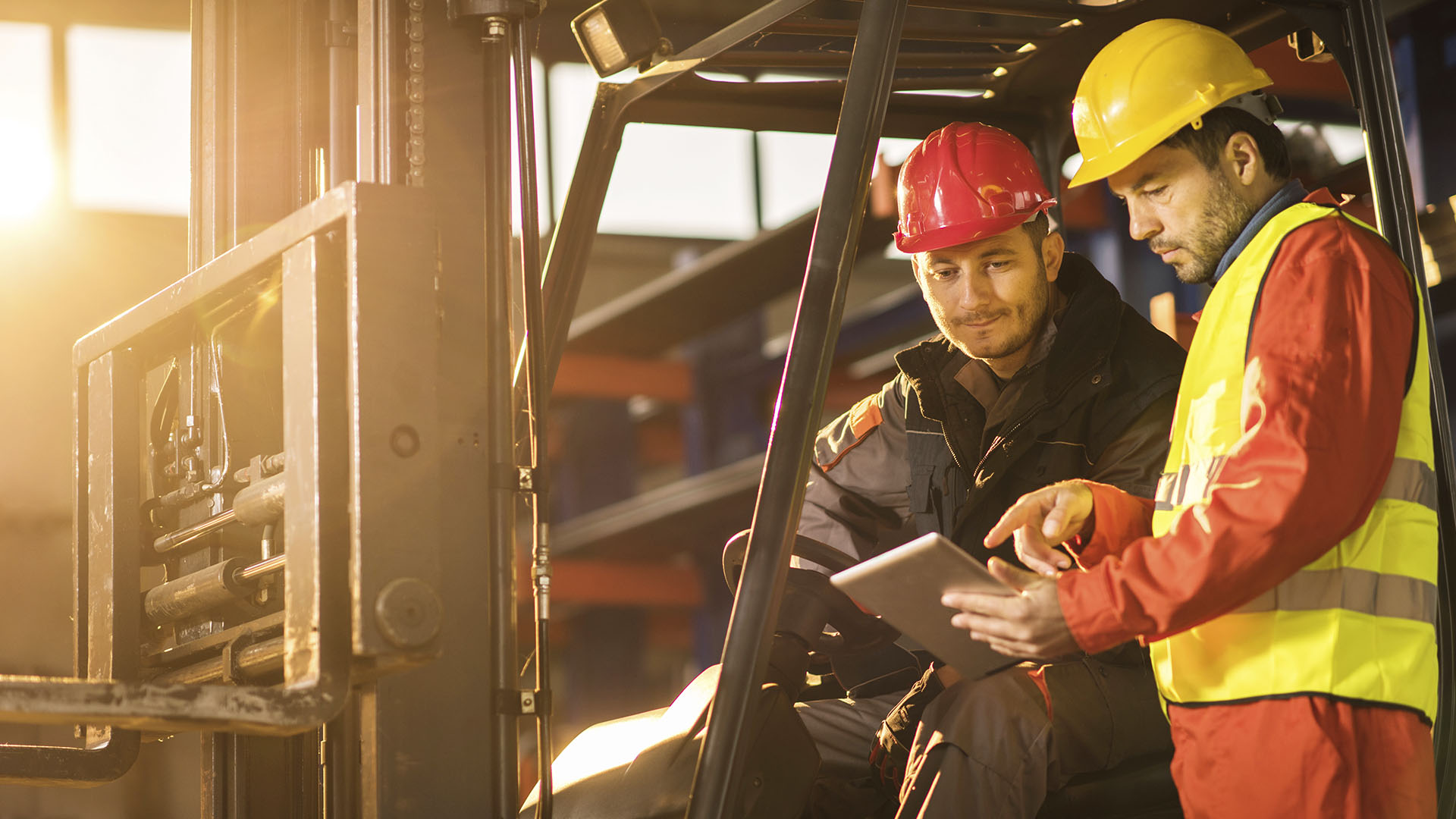 workers in a warehouse