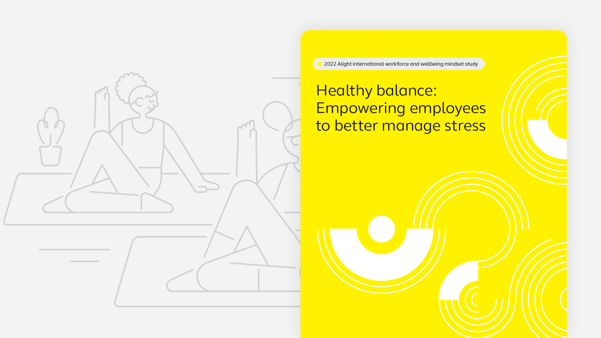 Healthy balance: Empowering employees to better manage stress report