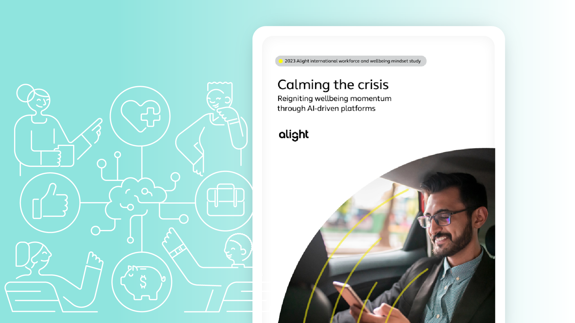 Calming the crisis: reigniting wellbeing momentum through AI-driven platforms